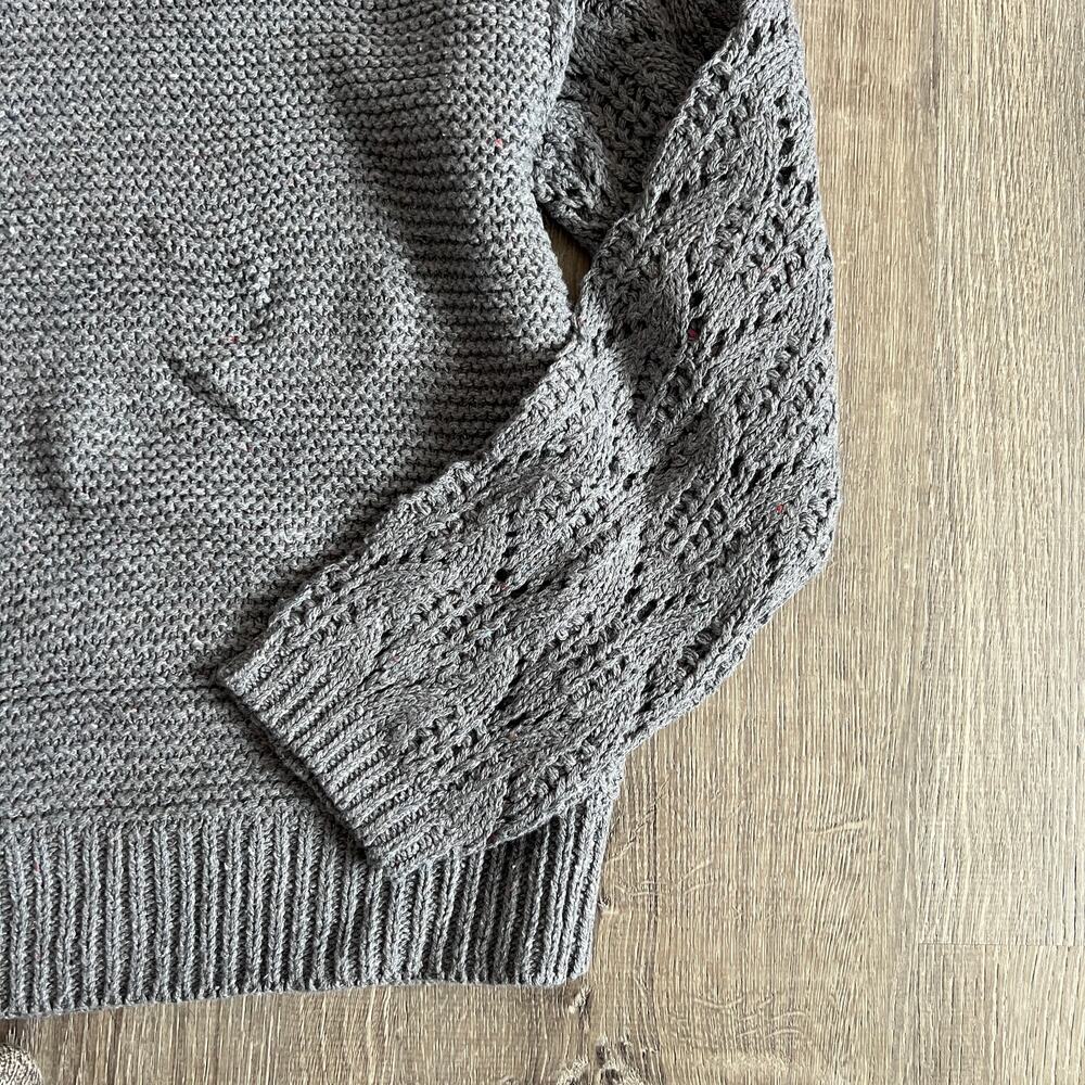 Universal Thread Gray Purple Mock Neck Detail Pul… - image 8